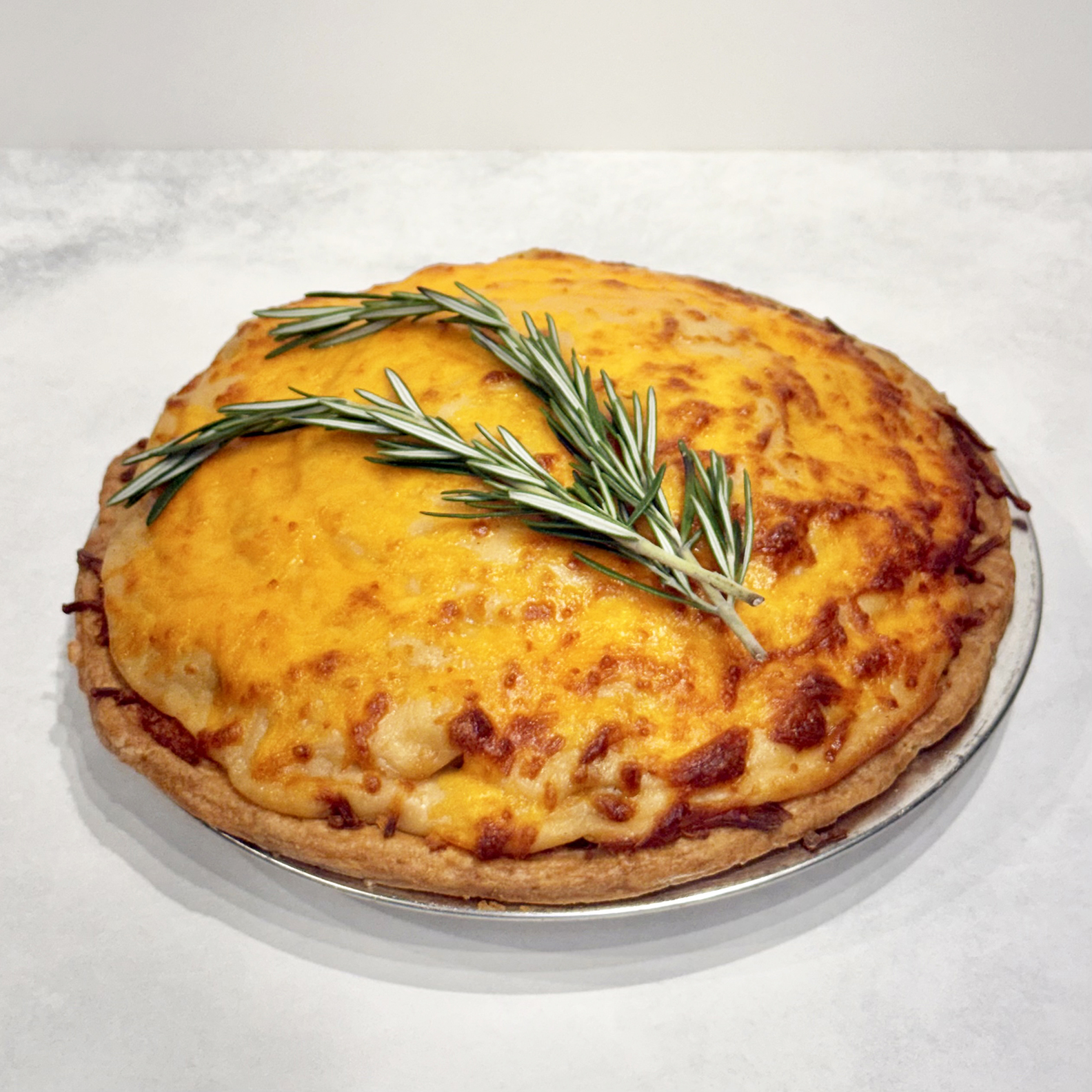 St. Patrick's Day Irish Cheddar, Onion, & Roasted Potato Pie