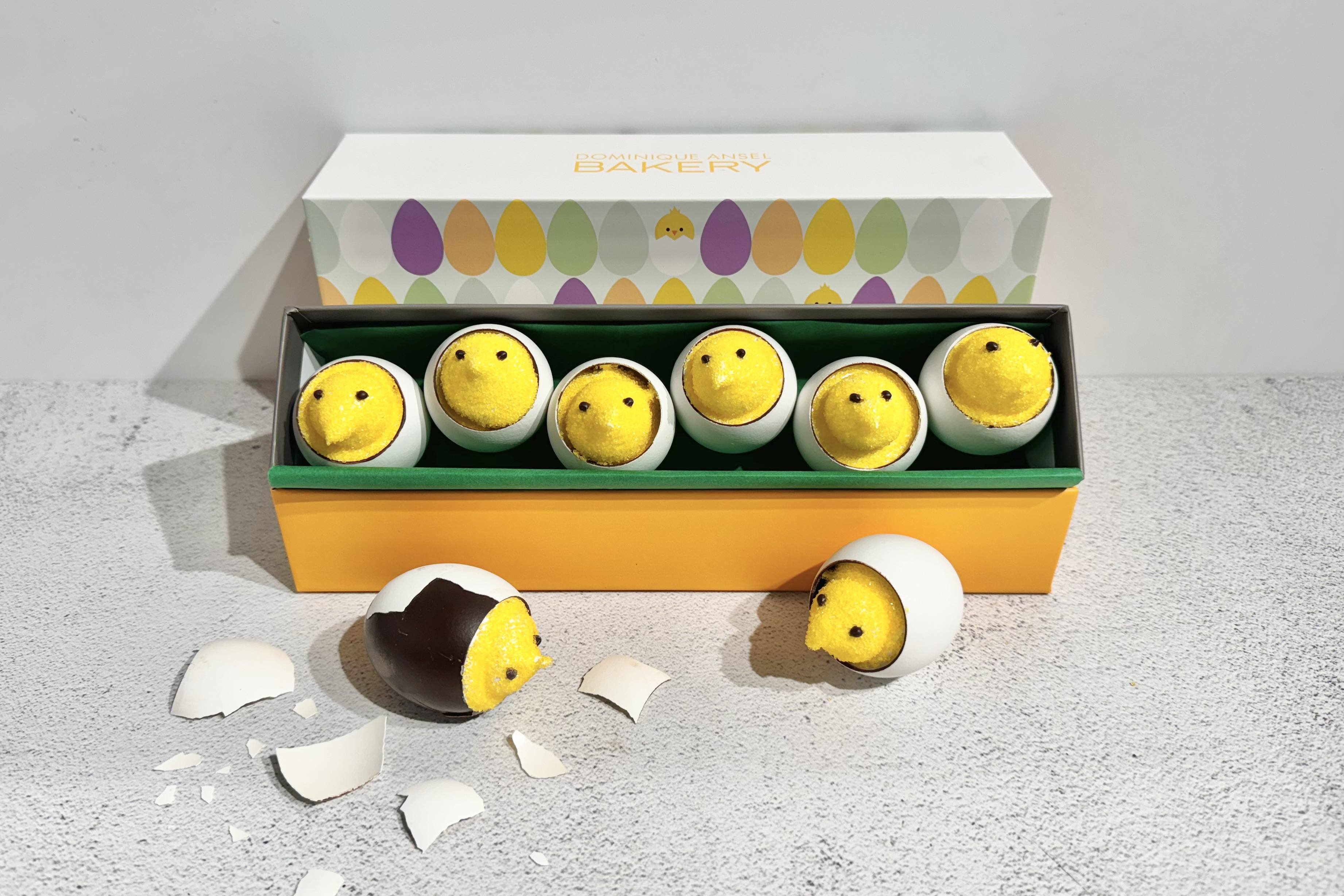 Peep-a-Boo Marshmallow Chicks (set of 6)