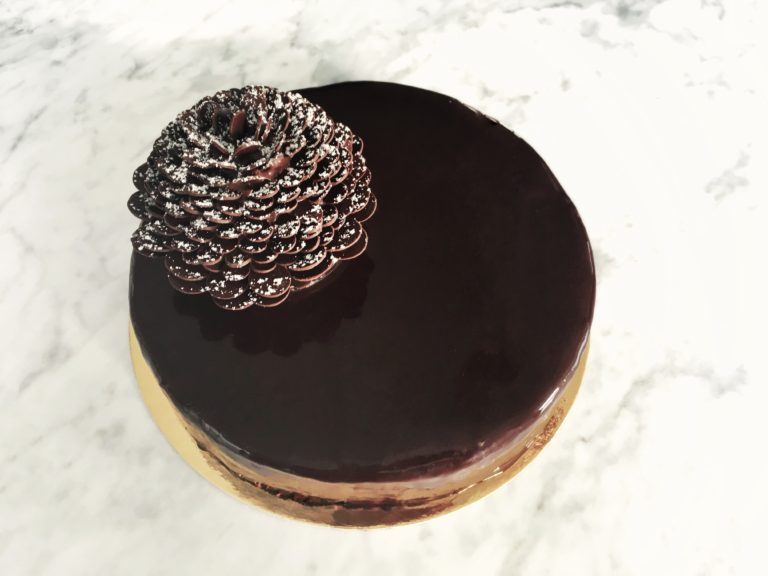 Gingerbread Pinecone Cake