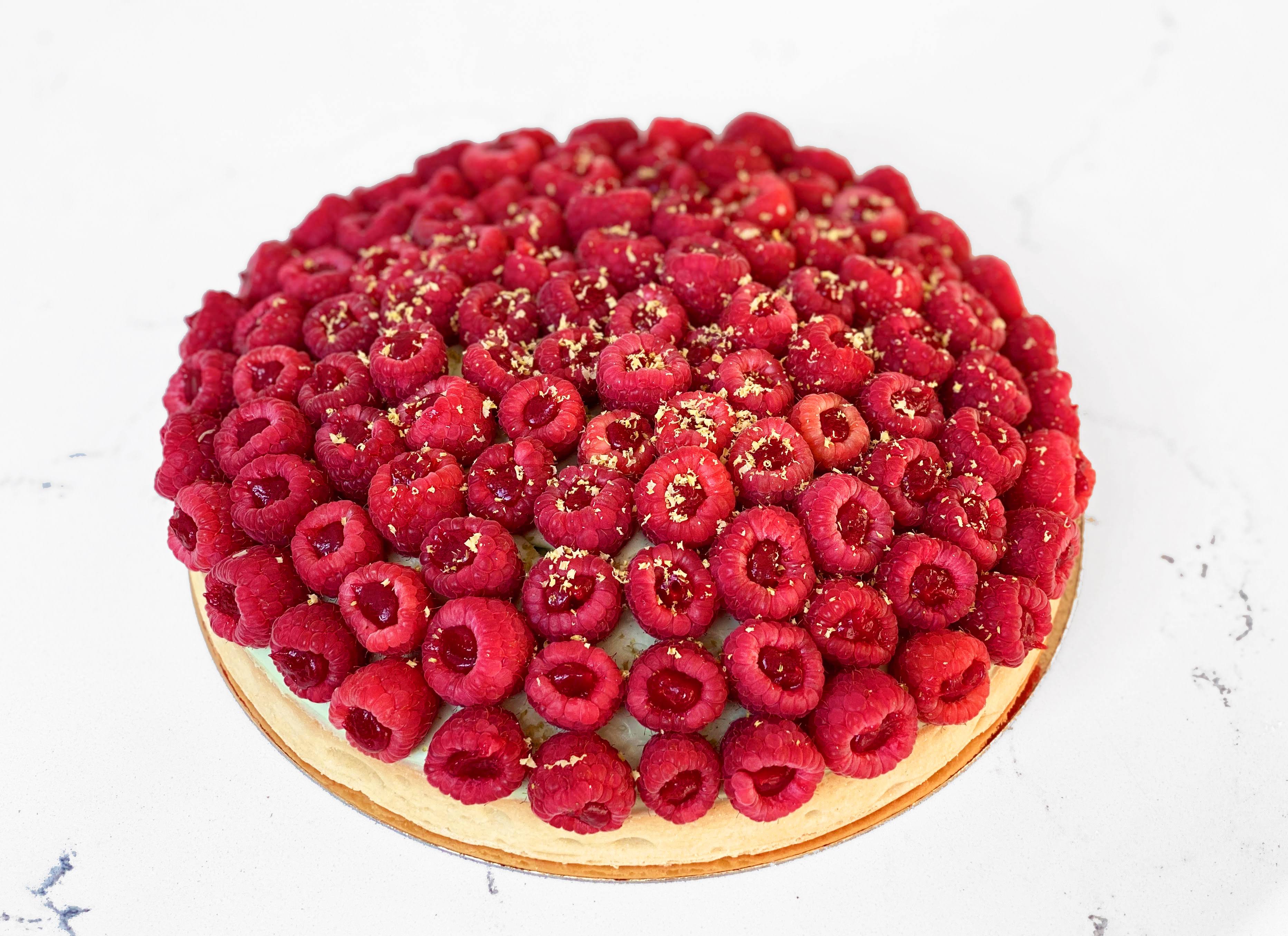 Raspberry Pistachio Tart