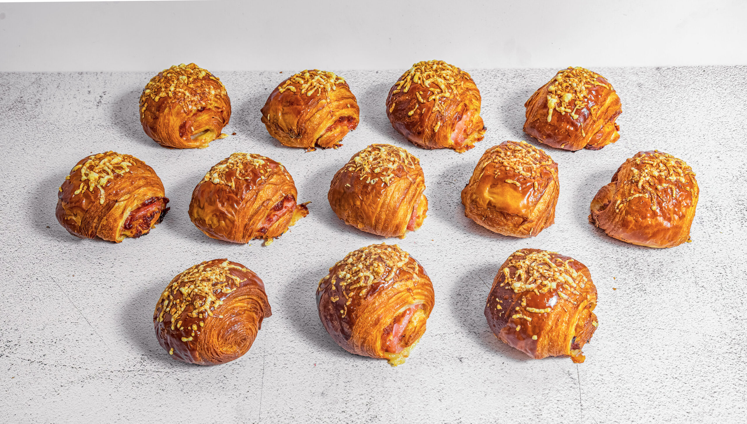 Mini Ham & Cheese Croissants